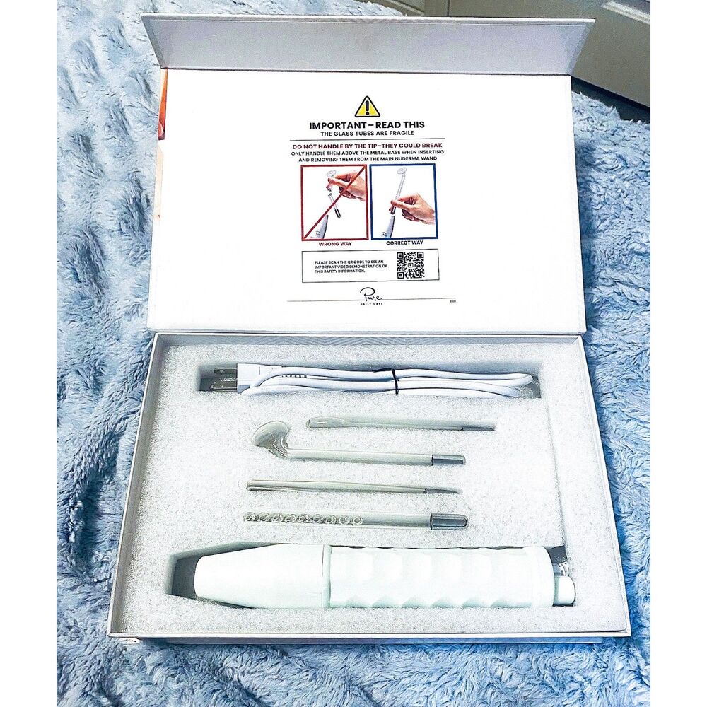 NIP NEW NuDerma High Frequency Skin Therapy Wand | Anti Aging & Acne Treatment - Picture 6 of 7